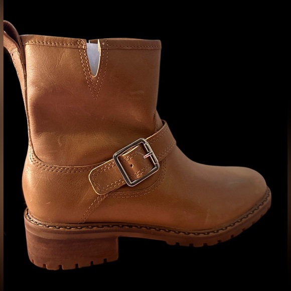 NEW Lucky Brand Women's Kenadie Ankle Riding Boot Brown Leather Size 7.5 - Picture 7 of 12